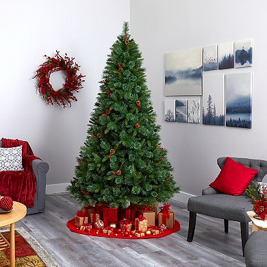 nearly natural 8-ft. Aberdeen Spruce Artificial Christmas Tree