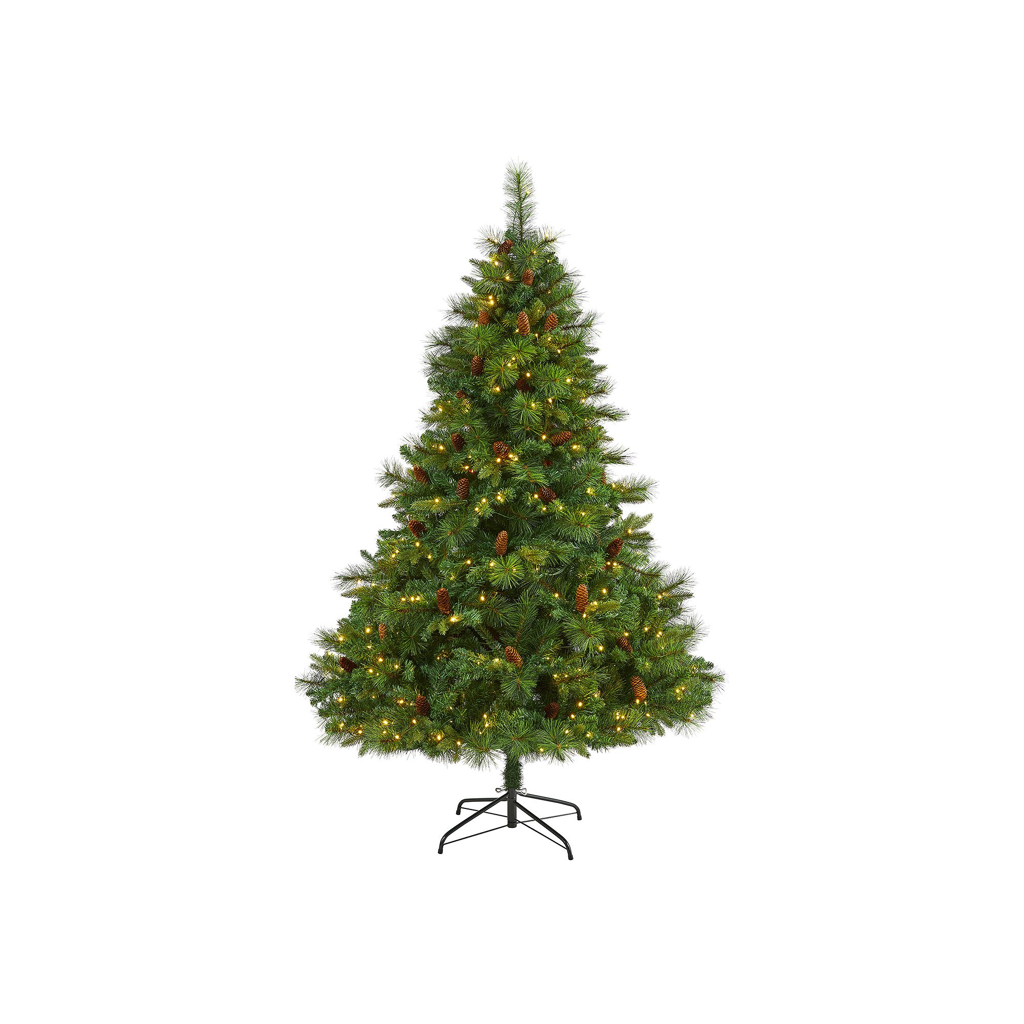 nearly natural 6-ft. West Virginia Full Bodied Mixed Pine Artificial Christ