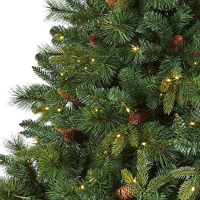 nearly natural 7-ft. West Virginia Full Bodied Mixed Pine Artificial Christmas Tree