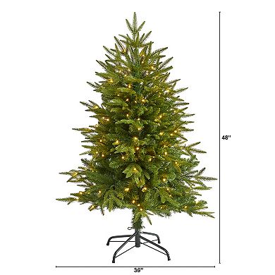 nearly natural 4-ft. Colorado Mountain Fir Natural Look Artificial Christmas Tree