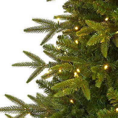 nearly natural 6.5-ft. Colorado Mountain Fir Natural Look Artificial Christmas Tree