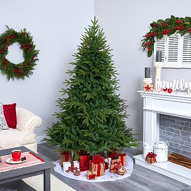 nearly natural 6.5-ft. Colorado Mountain Fir Natural Look Artificial Christmas Tree