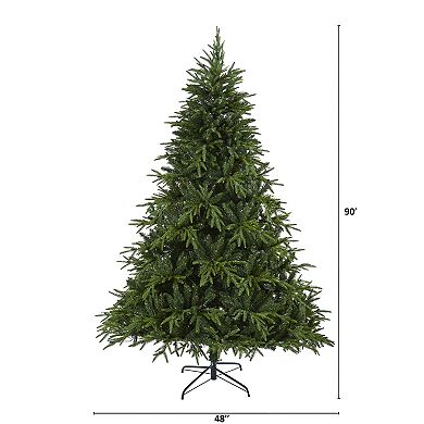nearly natural 7.5-ft. Colorado Mountain Fir Natural Look Artificial Christmas Tree