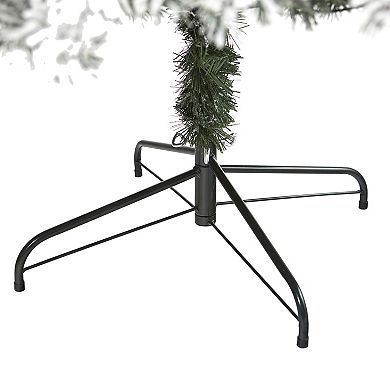 nearly natural 7-ft. Flocked West Virginia Fir Artificial Christmas Tree