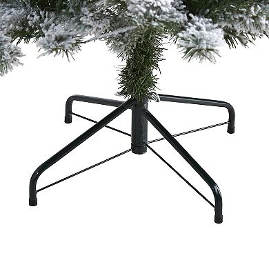 nearly natural 4-ft. Flocked West Virginia Fir Artificial Christmas Tree