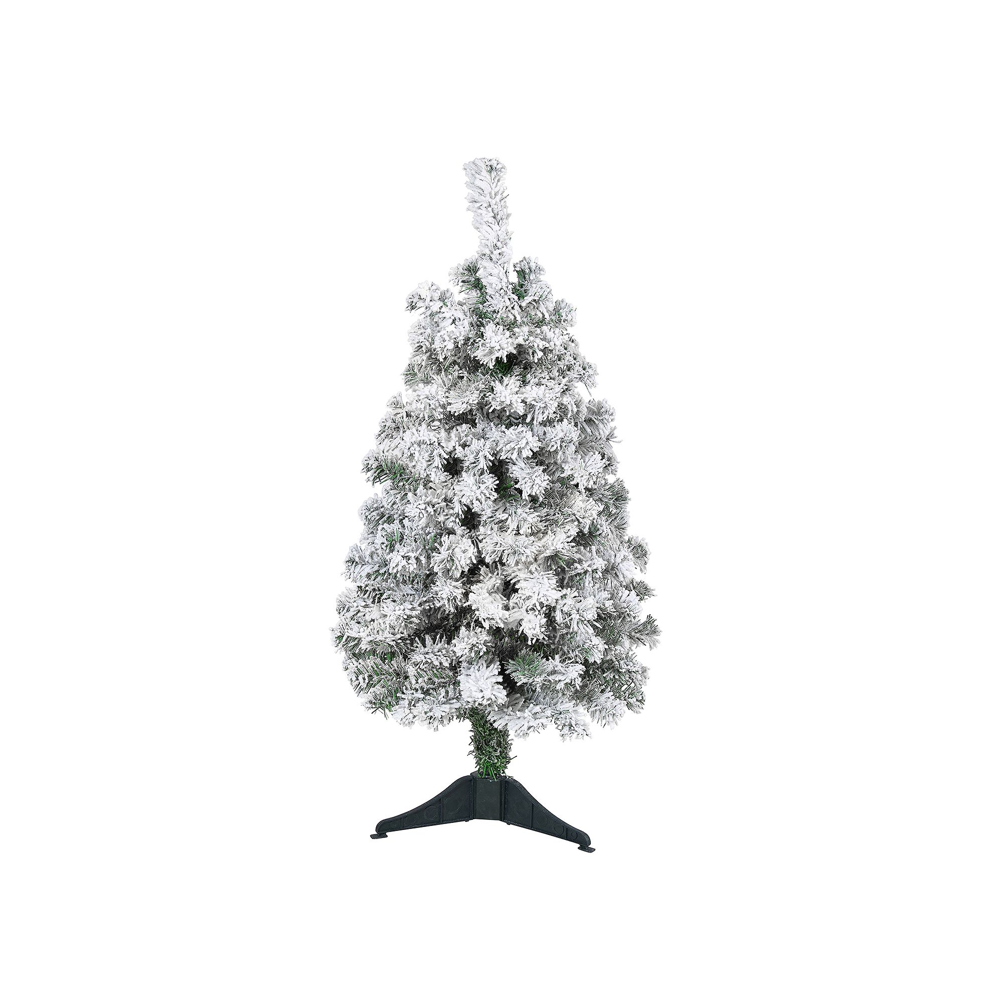 nearly natural 3-ft. Flocked Rock Springs Spruce Artificial Christmas Tree,