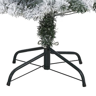 nearly natural 4-ft. Flocked Rock Springs Spruce Artificial Christmas Tree