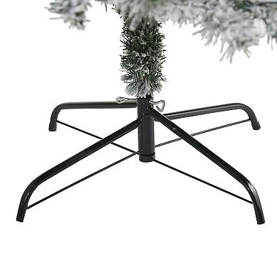 nearly natural 7-ft. Flocked Rock Springs Spruce Artificial Christmas Tree