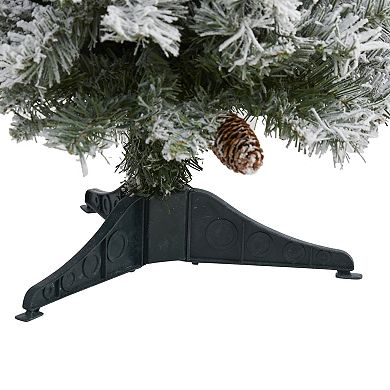 nearly natural 3-ft. Flocked White River Mountain Pine Artificial Christmas Tree