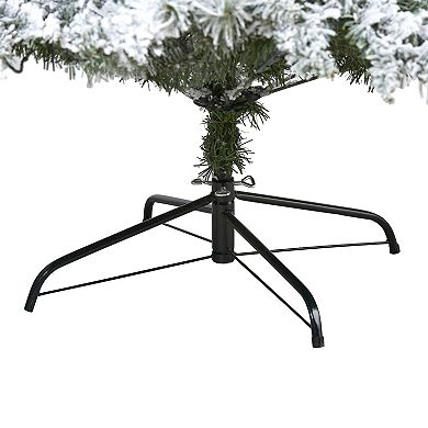 nearly natural 8-ft. Flocked White River Mountain Pine Artificial Christmas Tree