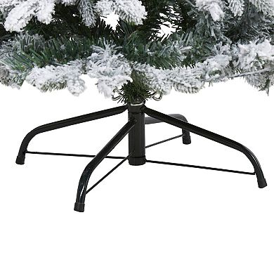 nearly natural 4-ft. Flocked Vermont Mixed Pine Artificial Christmas Tree