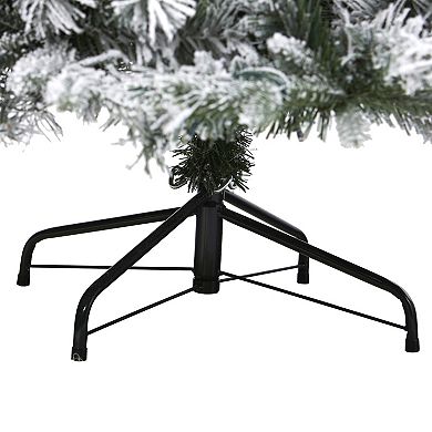 nearly natural 6-ft. Flocked Vermont Mixed Pine Artificial Christmas Tree