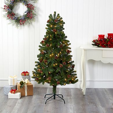 nearly natural 5-ft. Rocky Mountain Spruce Artificial Christmas Tree