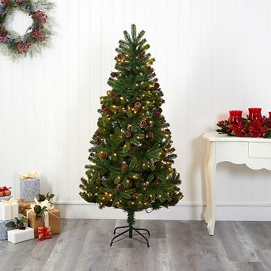 nearly natural 6-ft. Rocky Mountain Spruce Artificial Christmas Tree