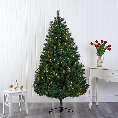 nearly natural 6-ft. Rocky Mountain Mixed Pine Artificial Christmas Tree
