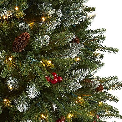 nearly natural 6-ft. Snow Tipped Portland Spruce Artificial Christmas Tree