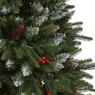 nearly natural 6-ft. Snow Tipped Portland Spruce Artificial Christmas Tree