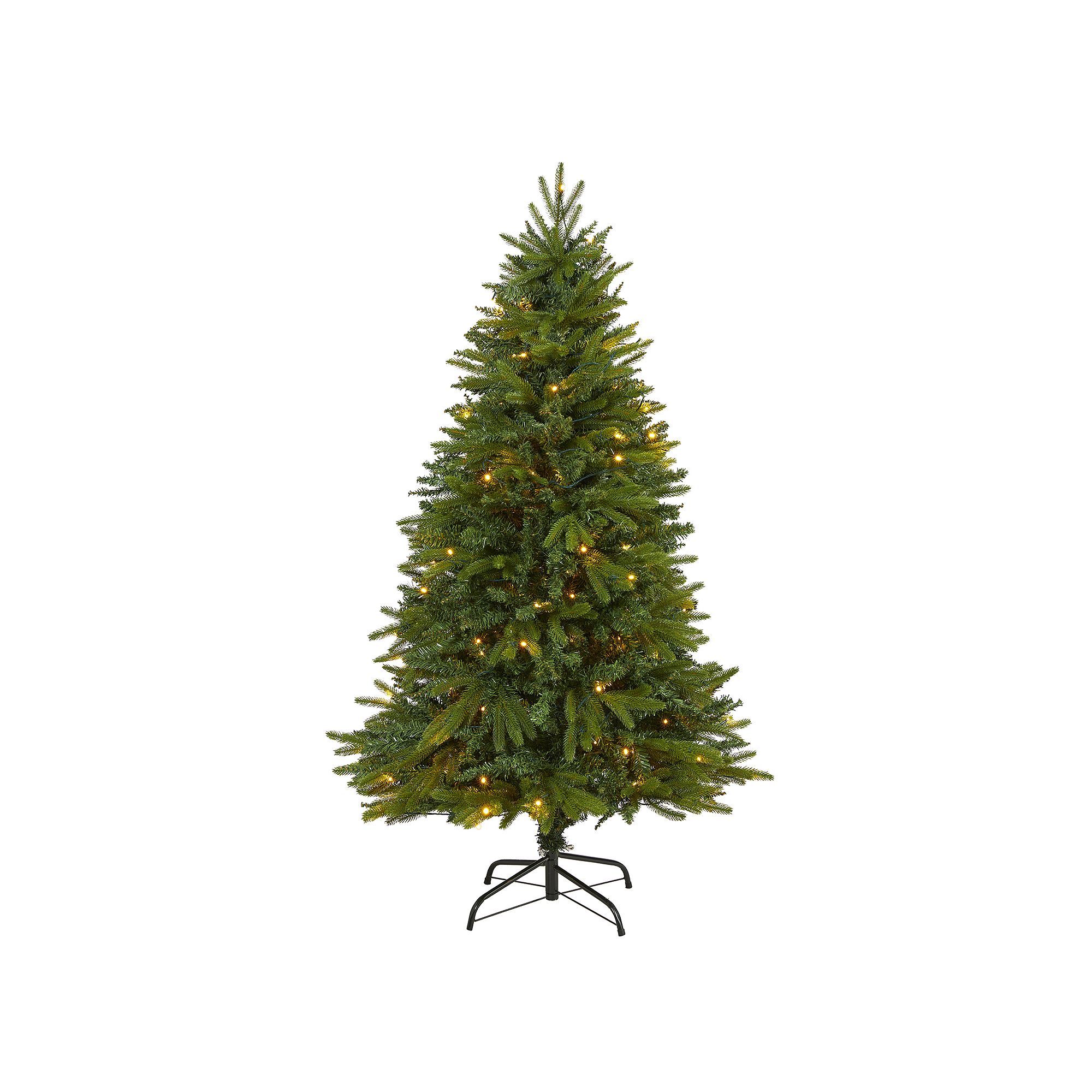 nearly natural 5-ft. Sun Valley Fir Artificial Christmas Tree, Green