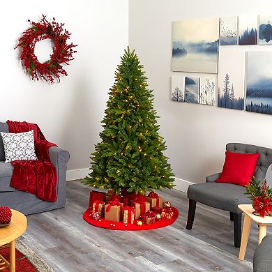 nearly natural 6-ft. Sun Valley Fir Artificial Christmas Tree