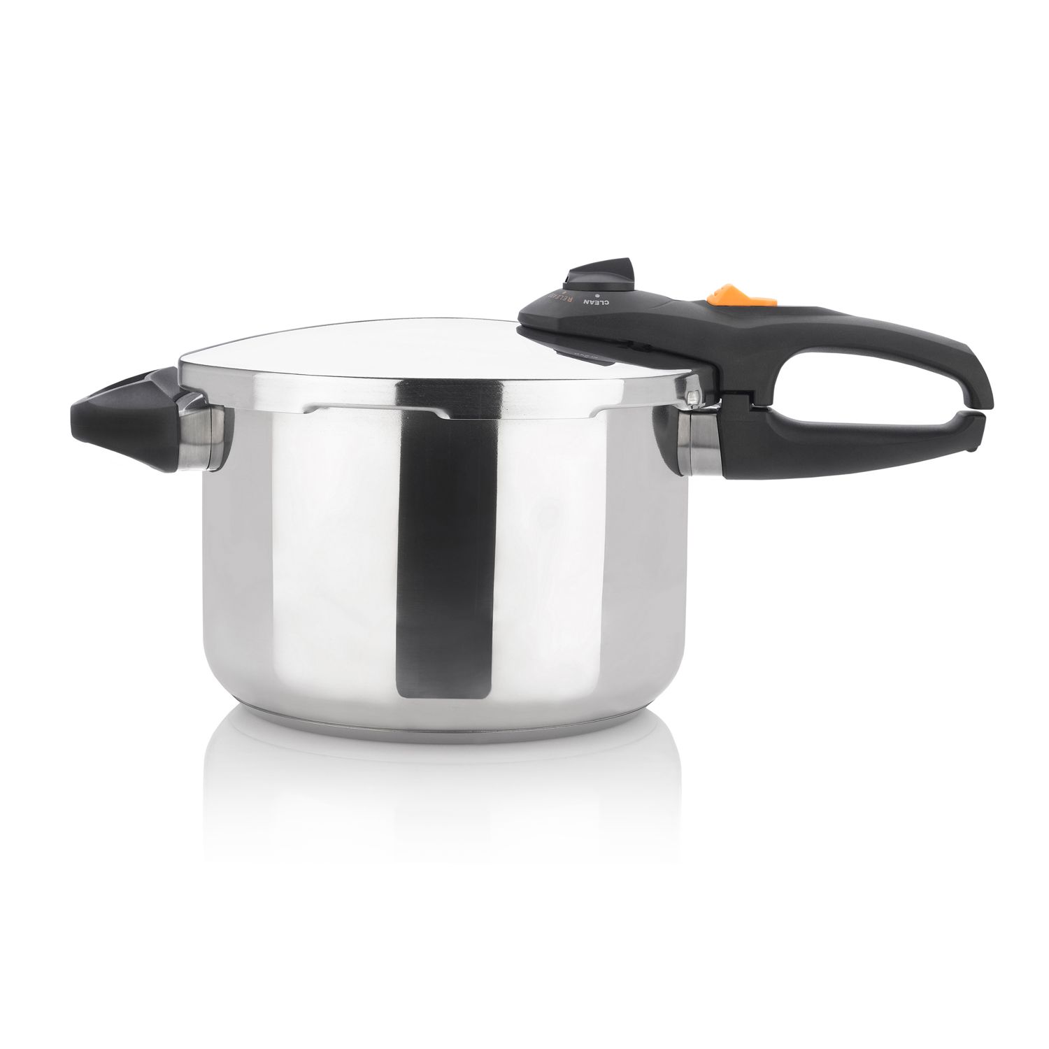 T-fal 6.3 qt. Clipso Stainless Steel Stove Top Pressure Cooker in