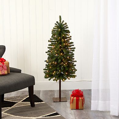 nearly natural 4-ft. Alpine Artificial Christmas Tree