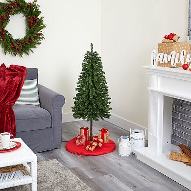 nearly natural 4-ft. Alpine Artificial Christmas Tree