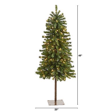 nearly natural 4-ft. Alpine Artificial Christmas Tree