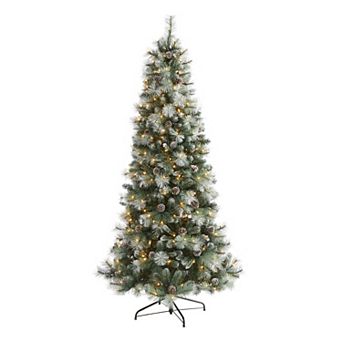 nearly natural 7-ft. Frosted Tip British Columbia Mountain Pine Artificial Christmas Tree