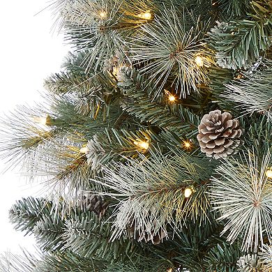 nearly natural 7-ft. Frosted Tip British Columbia Mountain Pine Artificial Christmas Tree