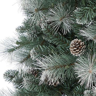 nearly natural 7-ft. Frosted Tip British Columbia Mountain Pine Artificial Christmas Tree