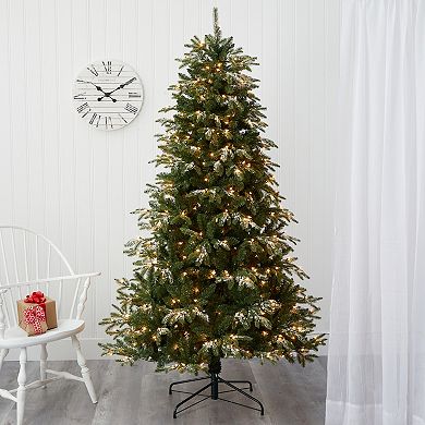 nearly natural 7-ft. Snowed Grand Teton Artificial Christmas Tree