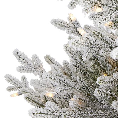 nearly natural 4-ft. Flocked Fraser Fir Artificial Christmas Tree