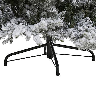 nearly natural 8-ft. Flocked Fraser Fir Artificial Christmas Tree