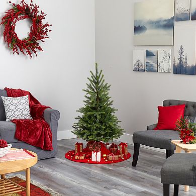 nearly natural 4-ft. North Carolina Spruce Artificial Christmas Tree
