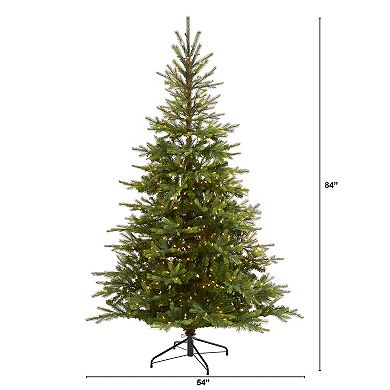 nearly natural 7-ft. North Carolina Spruce Artificial Christmas Tree