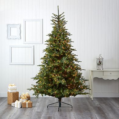 nearly natural 8-ft. North Carolina Spruce Artificial Christmas Tree