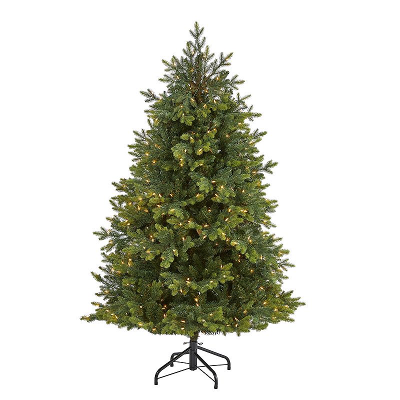 nearly natural 6-ft. North Carolina Fir Artificial Christmas Tree, Green