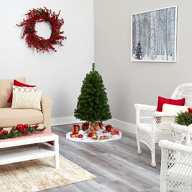 nearly natural 4-ft. Virginia Fir Artificial Christmas Tree