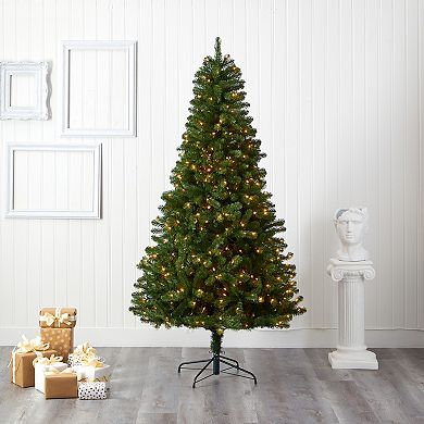 nearly natural 7.5-ft. Virginia Fir Artificial Christmas Tree