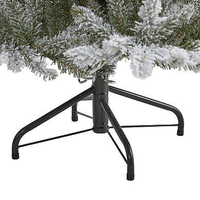 nearly natural 5-ft. Flocked West Virginia Spruce Artificial Christmas Tree