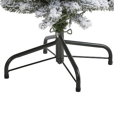 nearly natural 6-ft. Flocked Pencil Artificial Christmas Tree