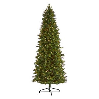 nearly natural 9-ft. Slim West Virginia Mountain Pine Artificial Christmas Tree