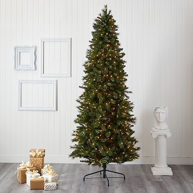 nearly natural 9-ft. Slim West Virginia Mountain Pine Artificial Christmas Tree