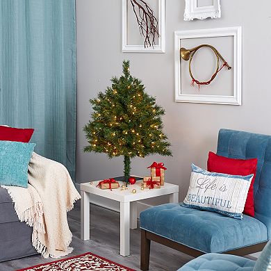 nearly natural 3-ft. Wyoming Mixed Pine Artificial Christmas Tree