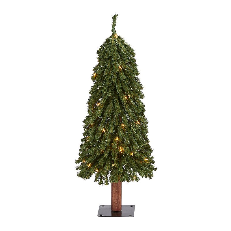 nearly natural 3-ft. Grand Alpine Artificial Christmas Tree, Green