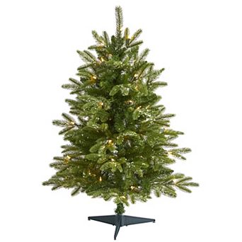 nearly natural 3-ft. Snowed Grand Teton Fir Artificial Christmas Tree