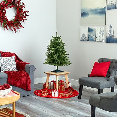 nearly natural 3-ft. Snowed Grand Teton Fir Artificial Christmas Tree