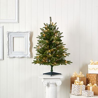 nearly natural 3-ft. Snowed Grand Teton Fir Artificial Christmas Tree