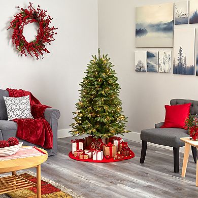 nearly natural 5-ft. Snowed Grand Teton Artificial Christmas Tree