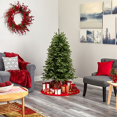 nearly natural 5-ft. Snowed Grand Teton Artificial Christmas Tree